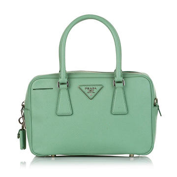 Prada Saffiano Bauletto Satchel (SHG-33240)