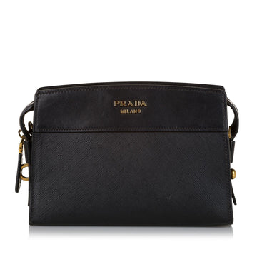 Prada Saffiano Esplanade Crossbody Bag (SHG-35109)