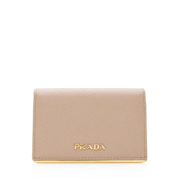 Prada Saffiano Leather Card Holder (SHF-20692)