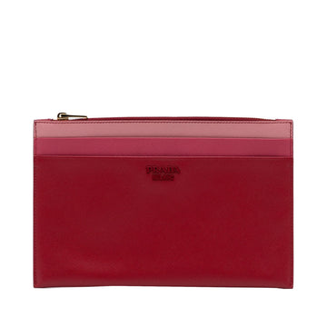 Prada Saffiano Leather Travel Clutch (SHG-dhgDDb)