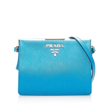 Prada Saffiano Light Frame Crossbody Bag (SHG-33959)