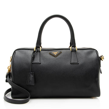 Prada Saffiano Lux Boston Bag (SHF-19866)
