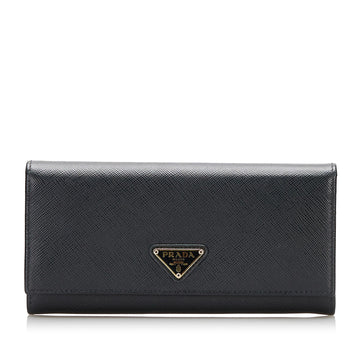 Prada Saffiano Lux Continental Wallet (SHG-36970)