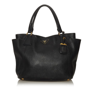 Prada Soft Calf Leather Satchel (SHG-29235)