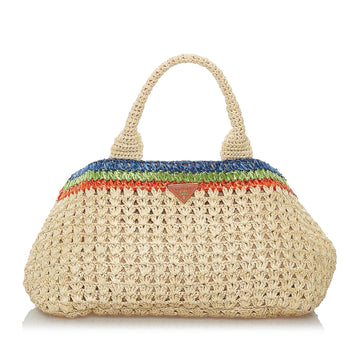 Prada Straw Tote (SHG-29948)