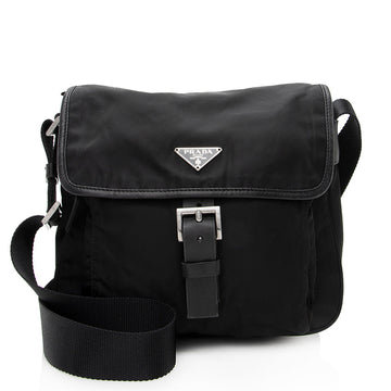 Prada Tessuto Buckle Messenger Bag (SHF-20126)