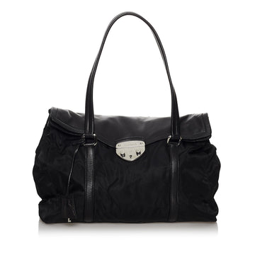 Prada Tessuto Easy Shoulder Bag (SHG-29710)