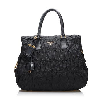 Prada Tessuto Gaufre Tote Bag (SHG-0szrJS)