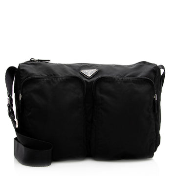 Prada Tessuto Messenger Bag (SHF-19270)