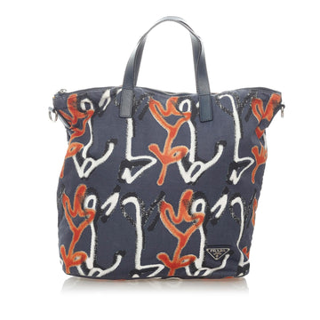Prada Tessuto Stampato Satchel (SHG-32731)