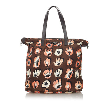 Prada Tessuto Stampato Satchel (SHG-33704)