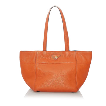 Prada Vitello Daino Leather Tote (SHG-30247)