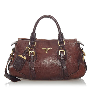 Prada Vitello Daino Satchel (SHG-33053)