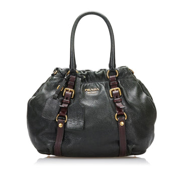 Prada Vitello Daino Satchel (SHG-36561)
