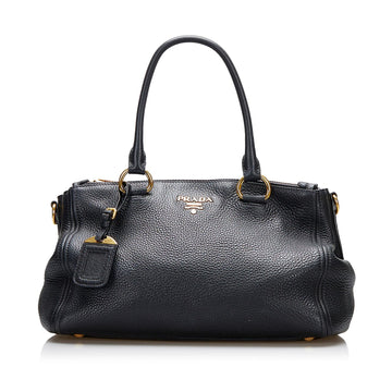 Prada Vitello Daino Satchel (SHG-F3CFdG)