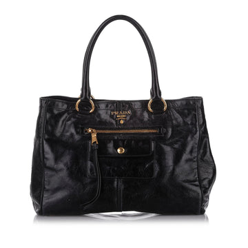 Prada Vitello Shine Satchel (SHG-18698)