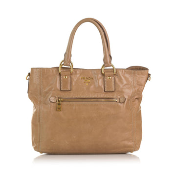 Prada Vitello Shine Satchel (SHG-36975)