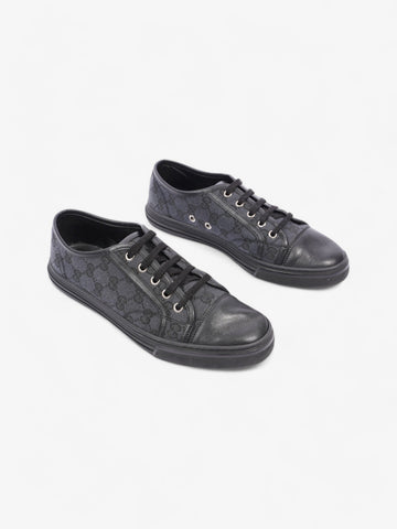 Gucci GG Low-top Sneakers Black Canvas EU 38.5 UK 5.5