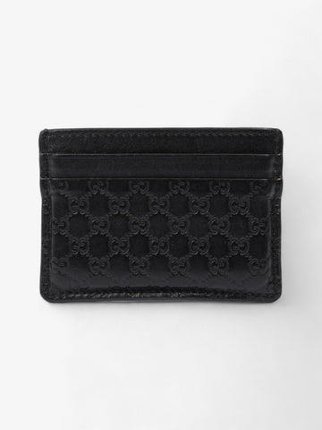 Gucci Microguccissima  Holder Black Leather