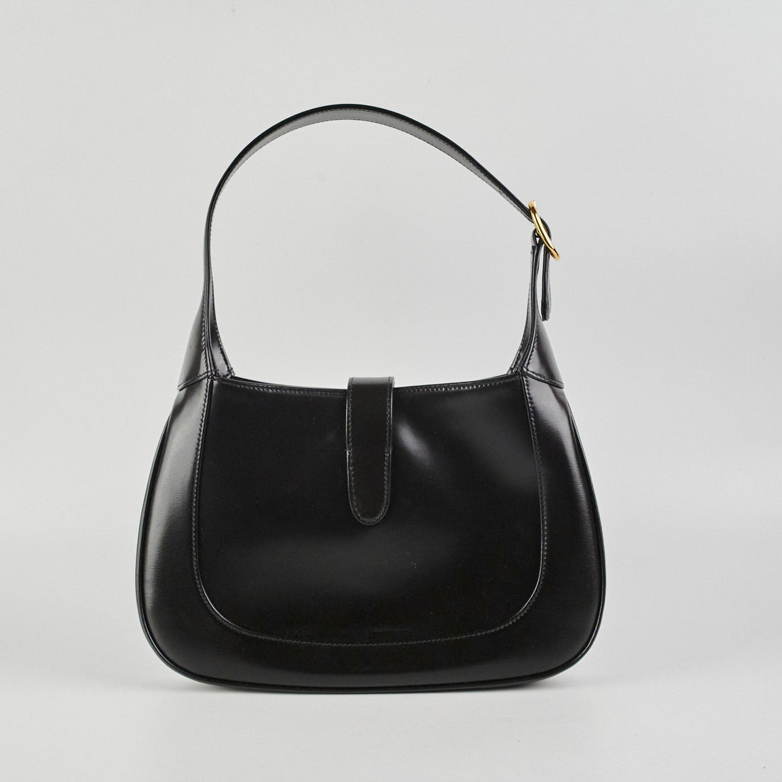 Gucci Jackie Small Black Leather Shoulder Bag