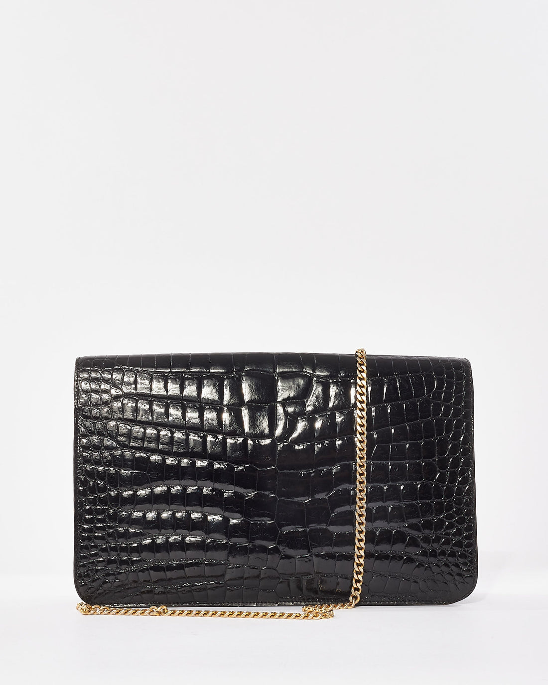 Dior   Black Exotic Leather Shoulder Bag