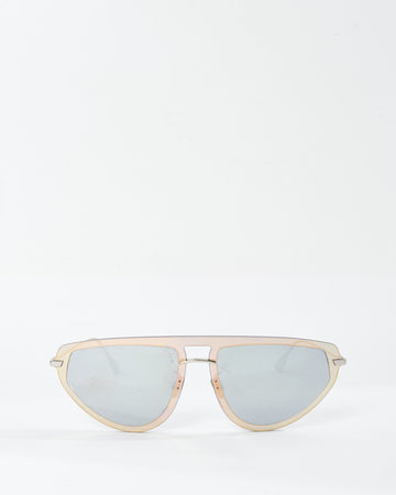 Dior Silver & Gold Mirror Aviator HS3 Sunglasses