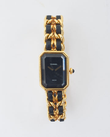 Chanel   Gold and Black Première Édition Watch