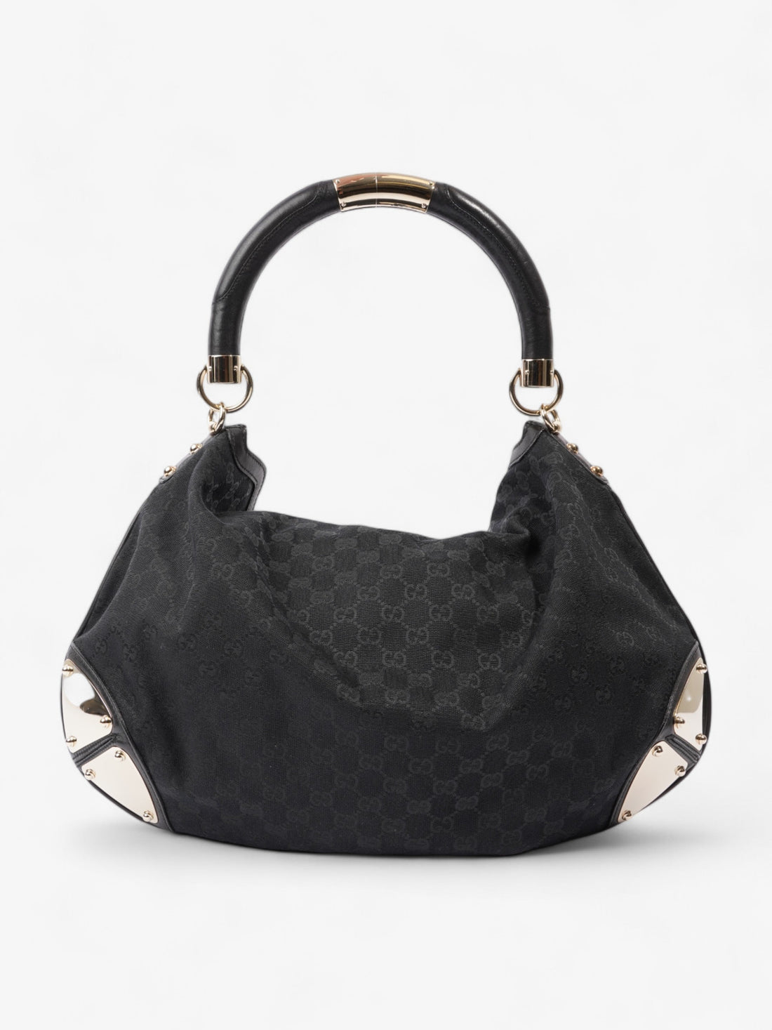 Gucci Indy Hobo Black Canvas