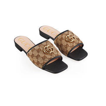 Gucci GG Supreme Slides Size 38.5