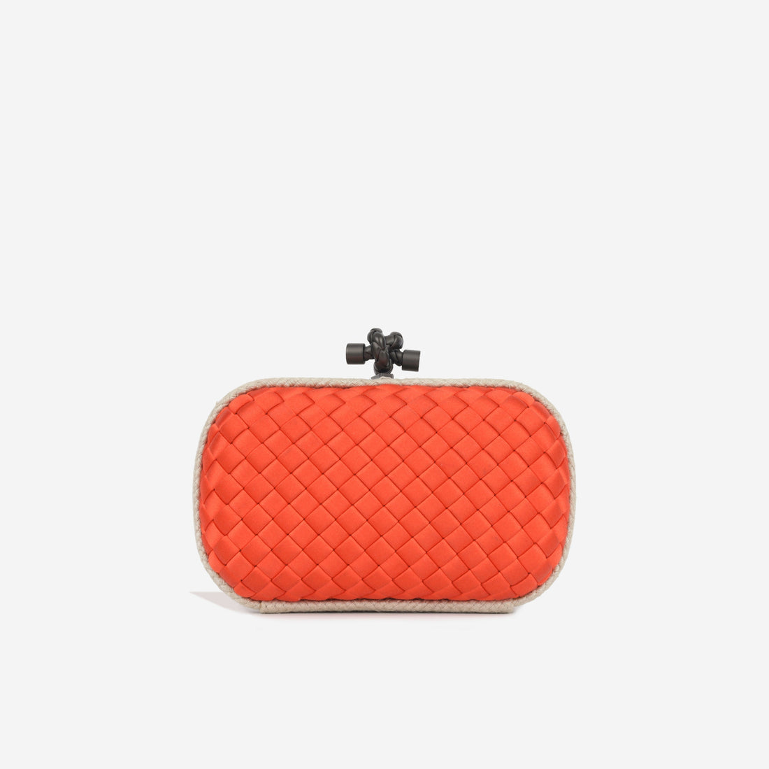 Bottega Veneta Intrecciato Knot Clutch