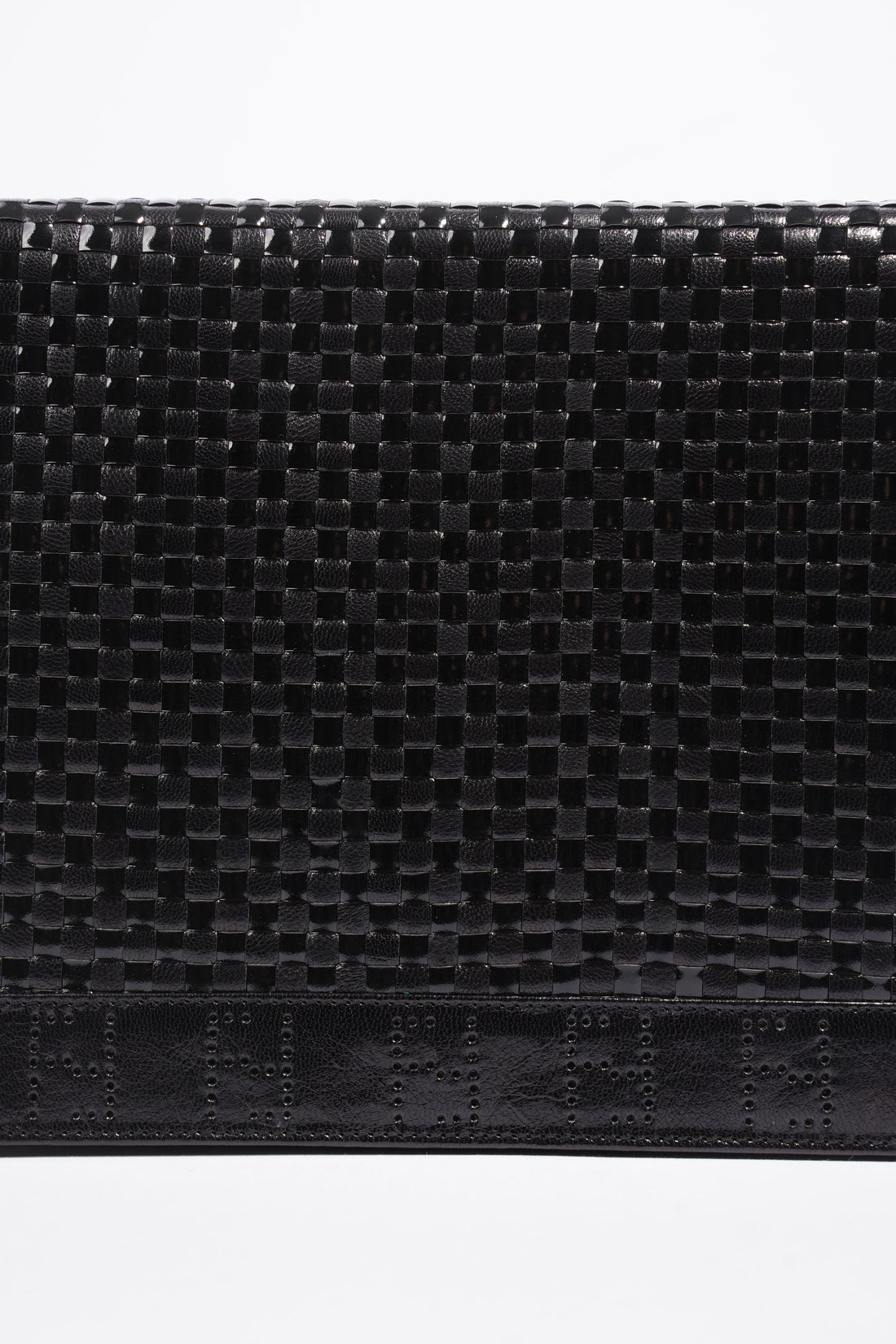 Fendi Clutch With Strap Black Leather
