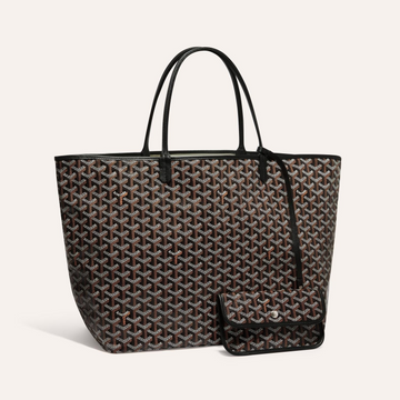 SAINT LOUIS GM 40CM BLACK CANVAS by House Of Sarah