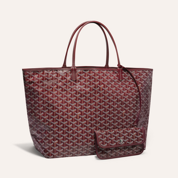 SAINT LOUIS GM 40CM BURGUNDY CANVAS House Of Sarah Bags