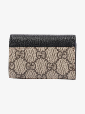 Gucci GG Marmont Key Case GG Supreme / Black Coated Canvas