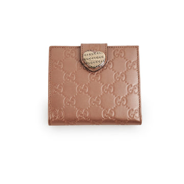Gucci GG Supreme Wallet Pink