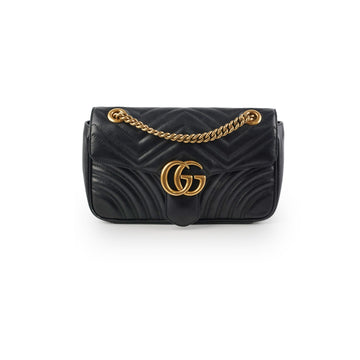 Gucci Marmont Small Black Shoulder Bag