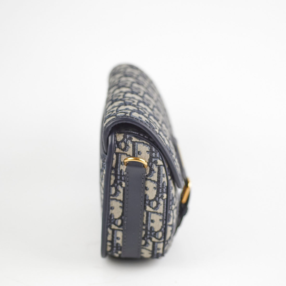Christian Dior Medium Bobby Navy Oblique
