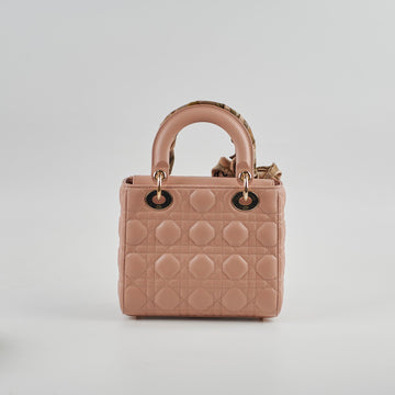 Christian Dior Lady Dior Small Blush with Twilly