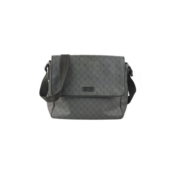 Gucci Mens Black Shoulder Monogram Bag