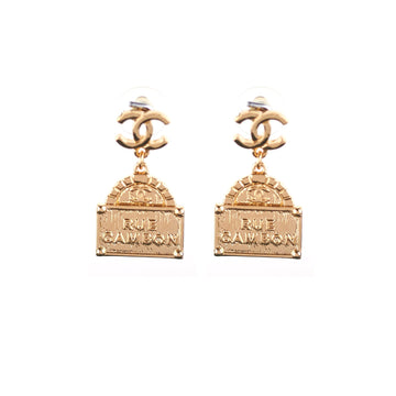 Chanel Gold Cambon Earrings