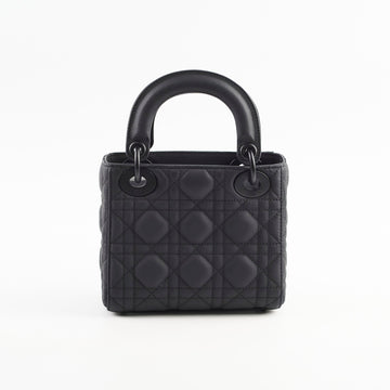 Christian Dior Lady Dior Mini Black Ultra Matte