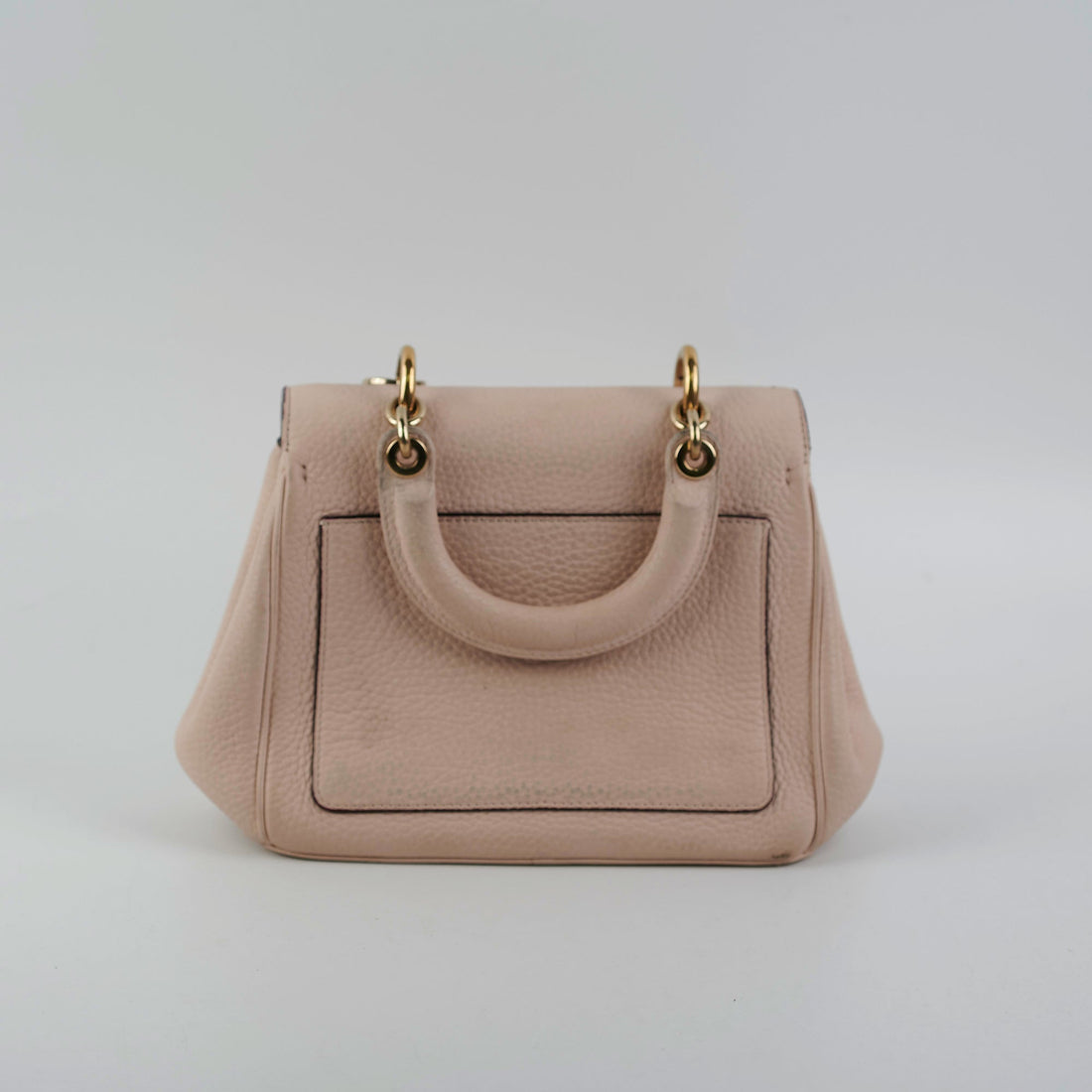 Christian Dior Mini Be Dior Pink Leather Top Handle Bag