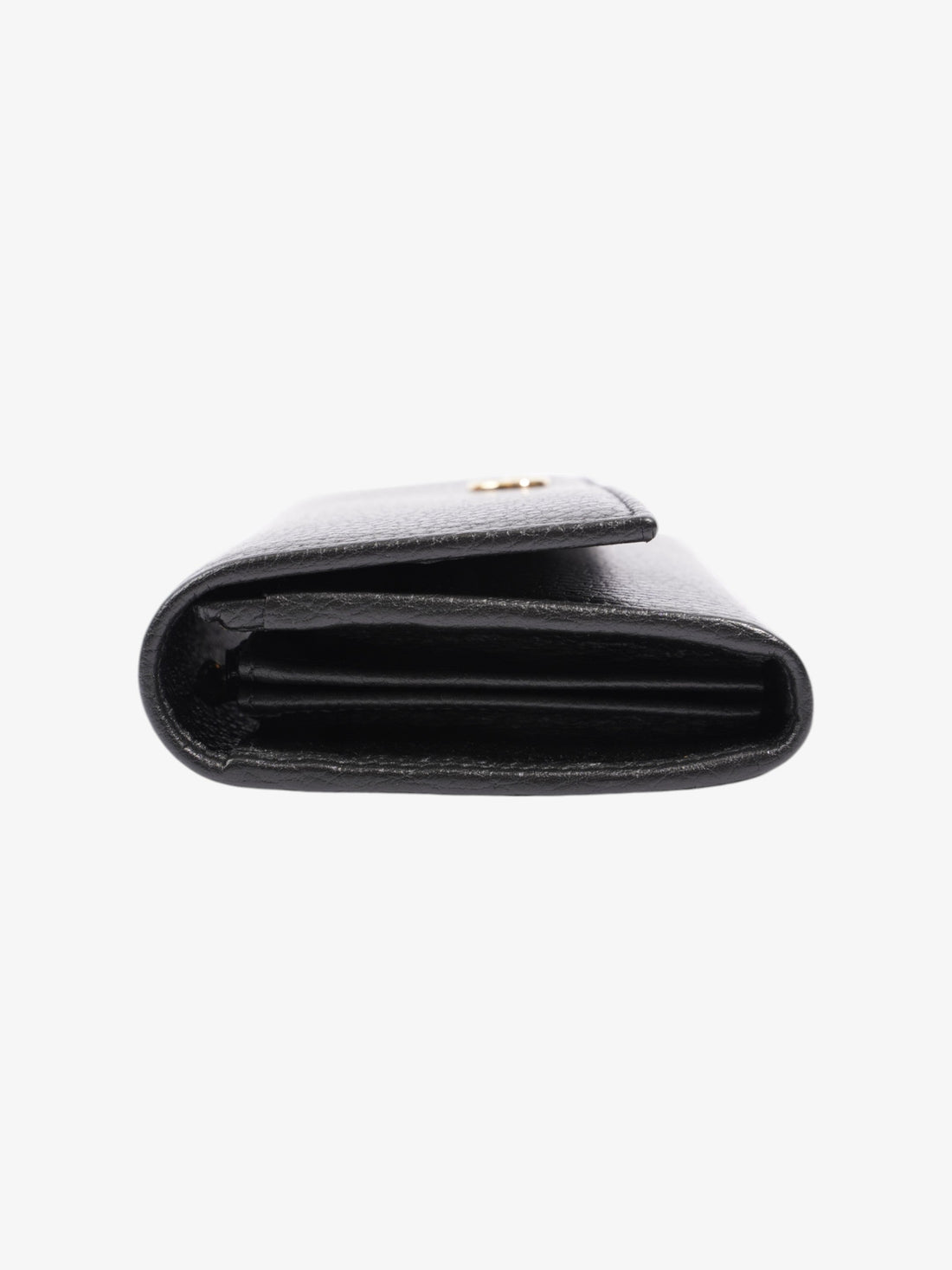 Gucci Continental Long Wallet Black Leather