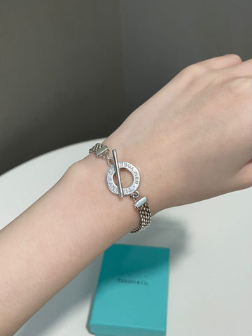 Tiffany & Co. Somerset Mesh Toggle Bracelet