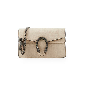 Gucci Dionysus Super Mini White Leather