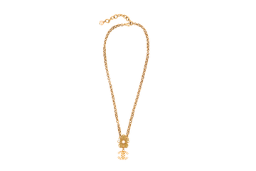CHANEL NECKLACE WITH CAMELLIA FLOWER, WITH BOX