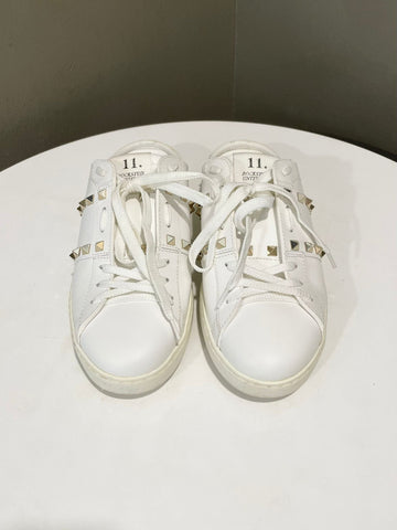 Valentino Garavani Rockstud Open Untitled Slide Sneaker Size 40