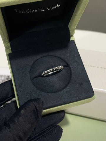 Van Cleef & Arpels Perlee Ring White Gold