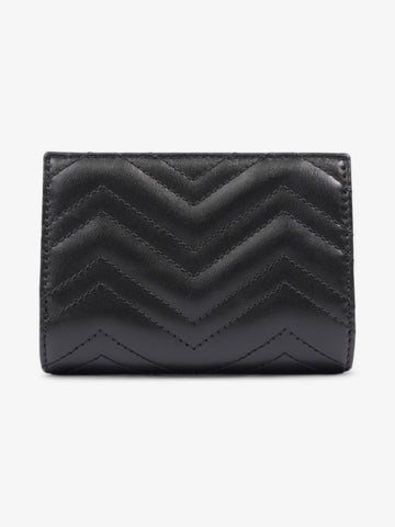 Gucci GG Marmont Wallet Black Matelasse Leather