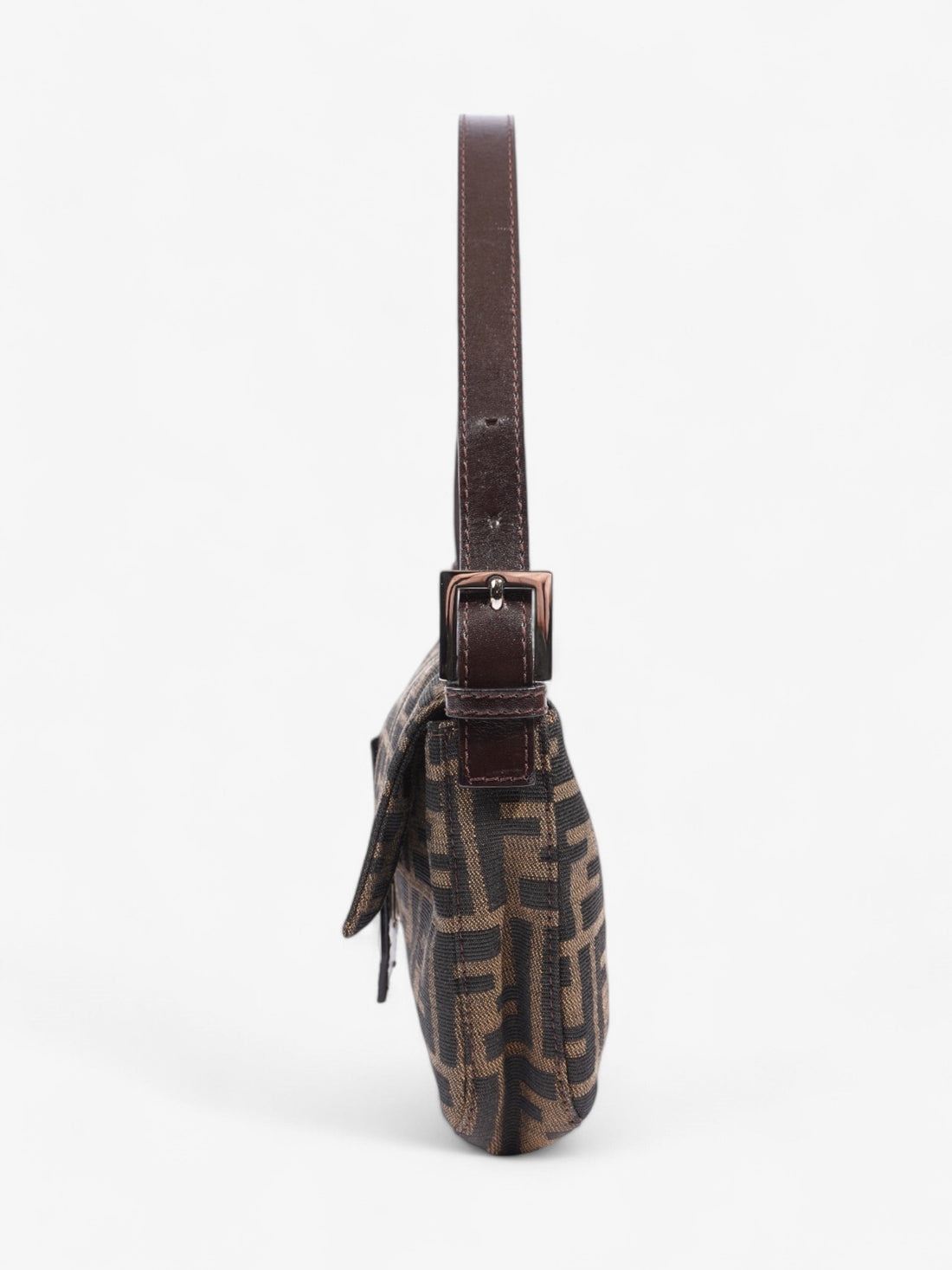 Fendi Zucca Baguette Tobacco / Dark Brown Cotton